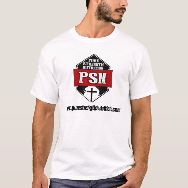 Camiseta pura de la nutrición de la fuerza (Anverso)
