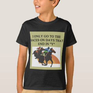 Camiseta pura sangre que compite con a amantes