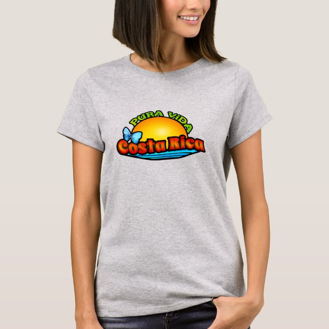 Camiseta Pura vida Costa Rica (Anverso)