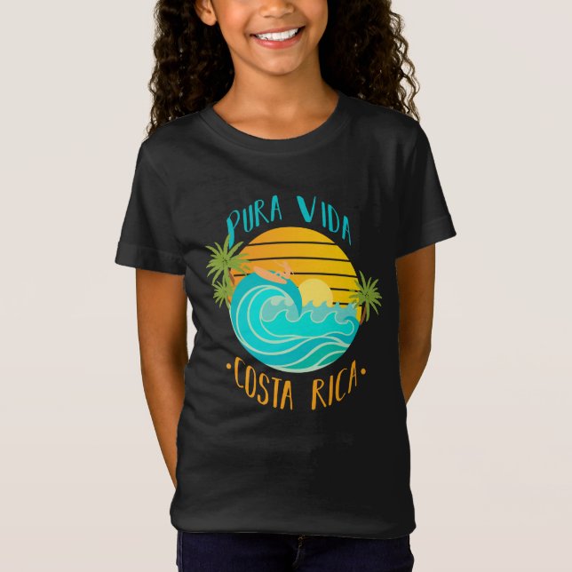 Camiseta Pura vida Costa Rica (Anverso)