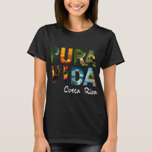 Camiseta Pura Vida Costa Rica Hombres Niñas Amigas Gift So