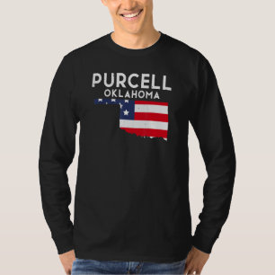 Camiseta Purcell EE. UU. Estado América Viajar Oklahoman