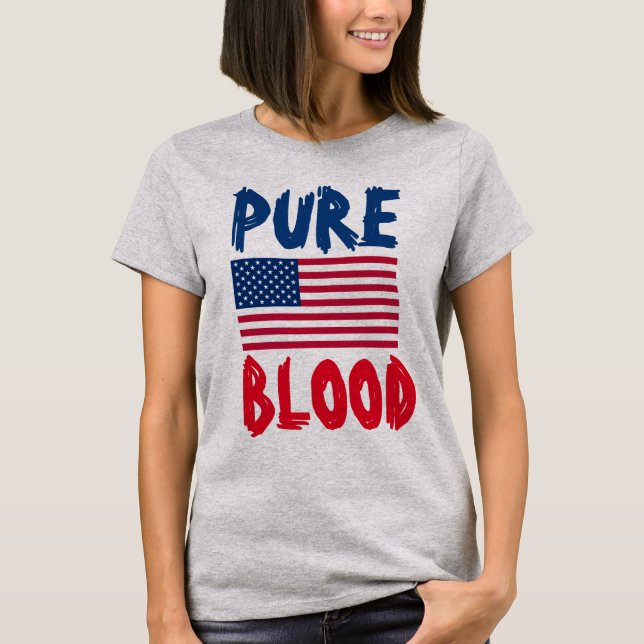 Camiseta PURE BLOOD PATRIOT anti-jab patriot T-Shirts (Anverso)