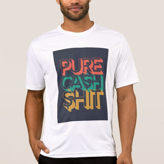 Camiseta Pure Ca$h $hit - Malos consejos de ultrarunning Te (Anverso)