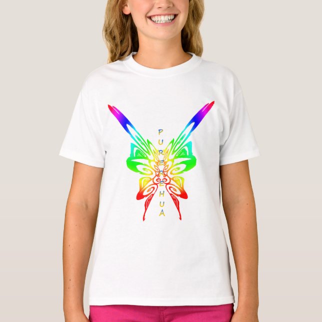 Camiseta Purerehua (Mariposa) (Anverso)