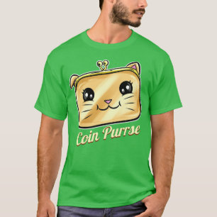 Camiseta Purga De Monedas De Cartera De Gato En Pursday