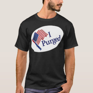 Camiseta Purgué - La insignia del pegatina Purge - Tamaño P