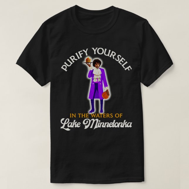 Camiseta Purificar Yoursin en las aguas del lago Minnetonka (Diseño del anverso)