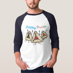 Camiseta Purim hamantaschen los pasteles Sameach Oznei