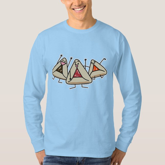 Camiseta Purim hamantaschen los pasteles Sameach Oznei (Anverso)