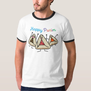 Camiseta Purim hamantaschen los pasteles Sameach Oznei