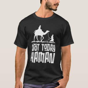 Camiseta Purim Humor Judío No Hoy Vestido De Hamán U
