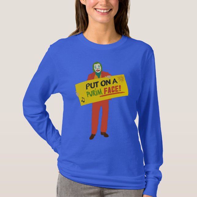 Camiseta Purim Joker (Anverso)
