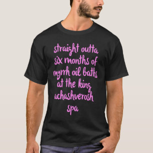 Camiseta Purim Queen Esther Costume Directamente Fuera De M