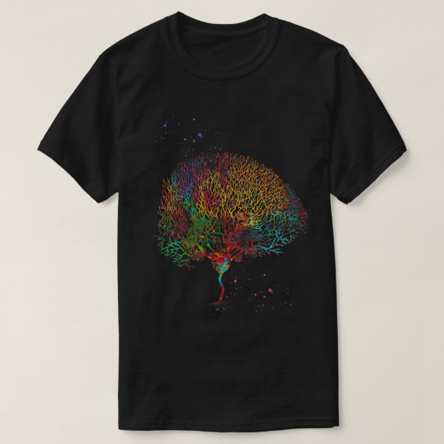 Camiseta Purkinje Neuron  (Diseño del anverso)