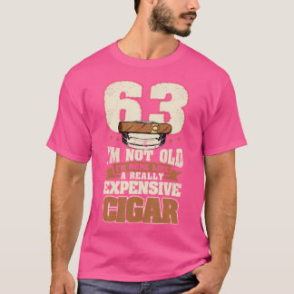 Camiseta Puro 63 años NO SOY VIEJO Cigar 63 cumpleaños Fuma