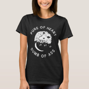 Camiseta Puro De Corazón Tonto De Frases Divertidas Fantasí