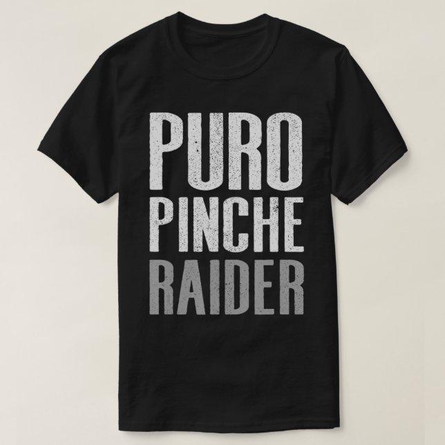 Camiseta Puro Pinche Raider (Diseño del anverso)