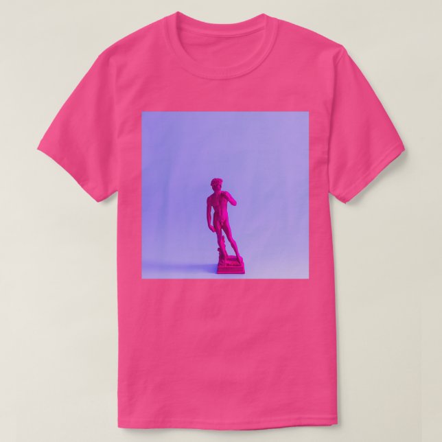 Camiseta Purple antique statue 2 (Diseño del anverso)