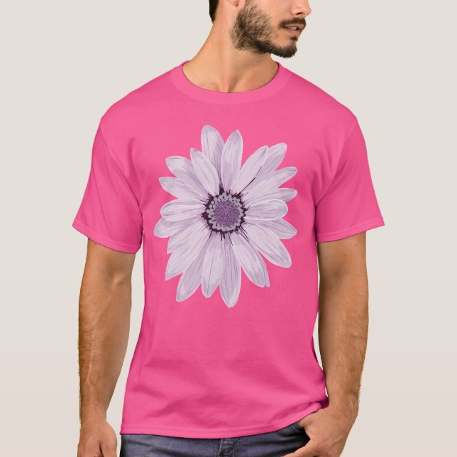 Camiseta Purple Daisy (Anverso)