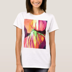 Camiseta Purple Figs arte original acuarela pintura de gote