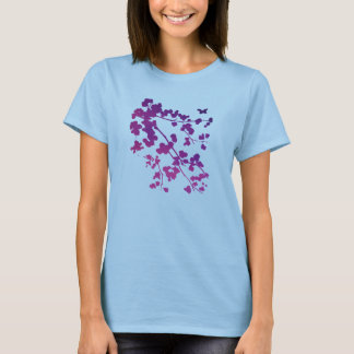 Camiseta Purple Floral