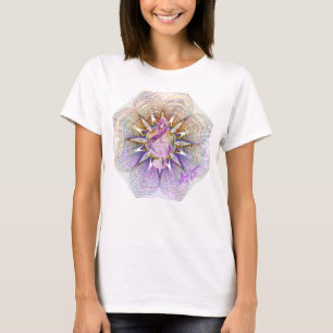 Camiseta Purple Floral Prisma Treble Clef