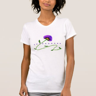 Camiseta Purple Flower On A Vine T-Shirt