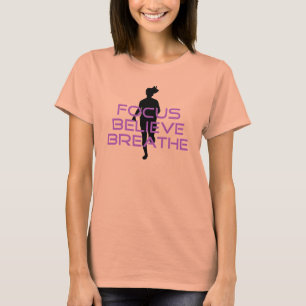 Camiseta Purple Focus Cree Que Respira