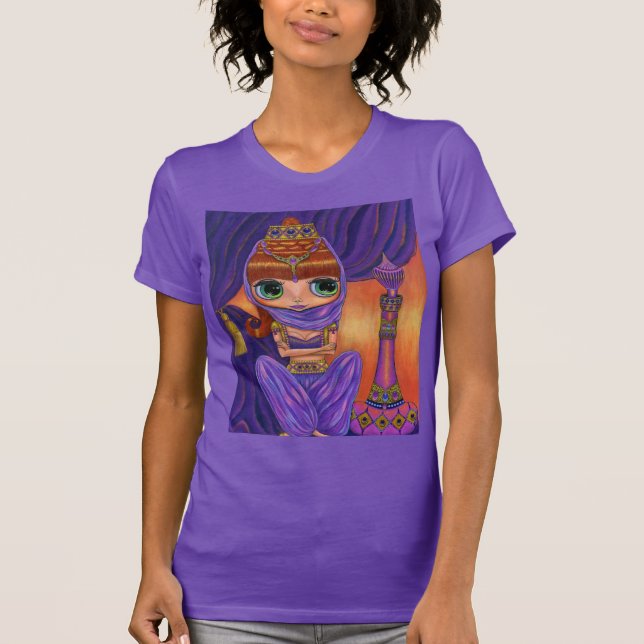 Camiseta Purple Genie Doll Big Eyes Magic Bottle (Anverso)