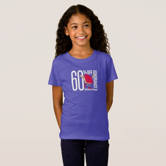 Camiseta Purple Girl's T-Shirt Future Thinker: 60% OFF IGNO (Anverso completo)