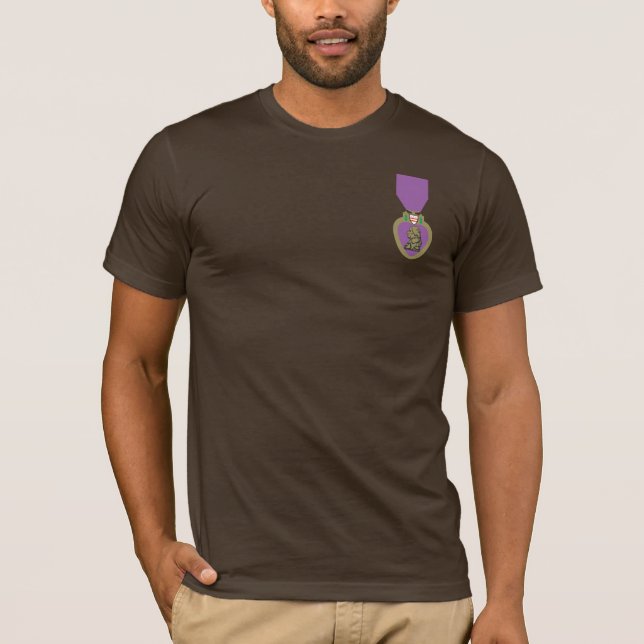 Camiseta Purple Heart United States military decoration. (Anverso)