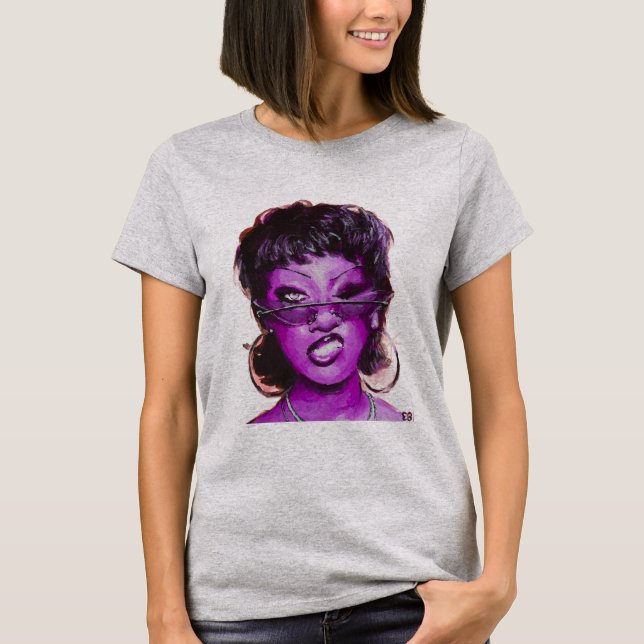 Camiseta Purple Lady (Anverso)