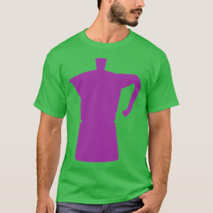 Camiseta Purple Moka Pot Diseño de edición limitada