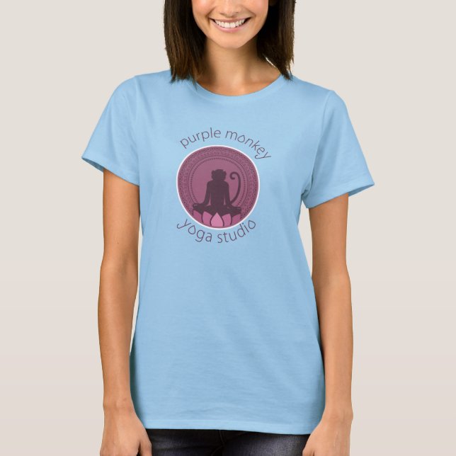 Camiseta Purple Monkey Yogini Shirt (Anverso)