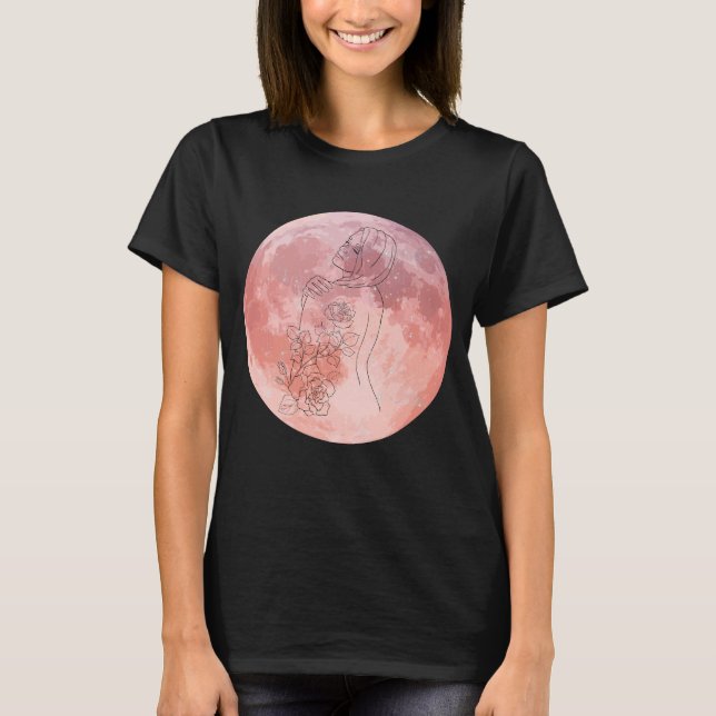 Camiseta Purple Moon Goddess Art (Anverso)