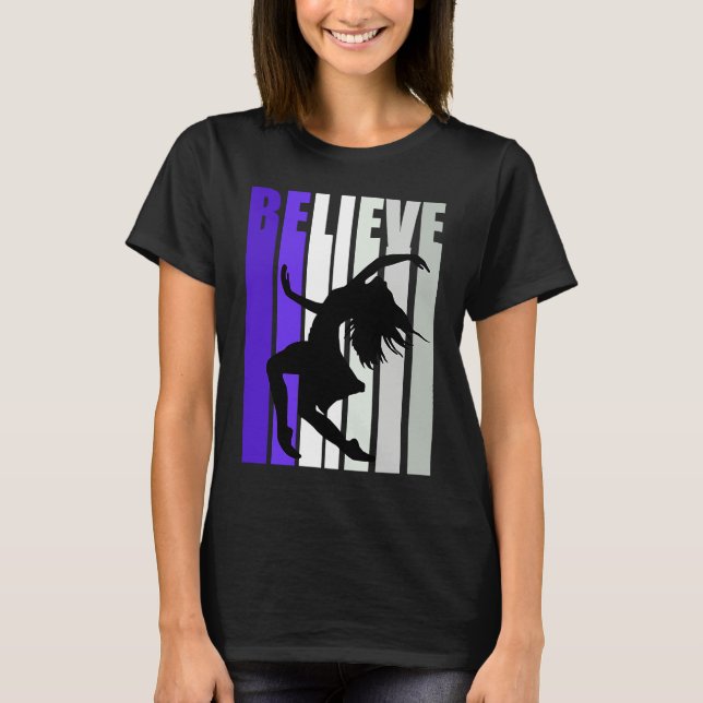 Camiseta Purple Motivational Girls Dance Musical Theatre Gr (Anverso)