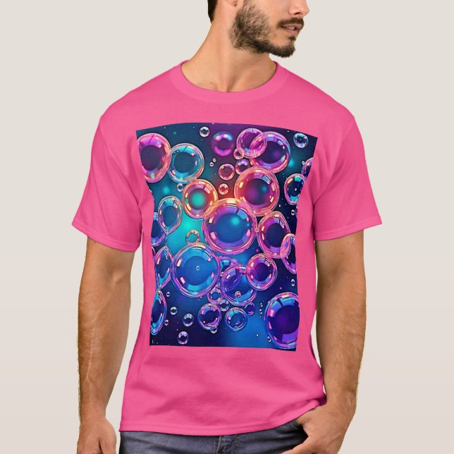 Camiseta Purple Pink Bubble Magic (Anverso)