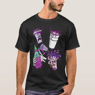 Camiseta Purple Purple abajo sucio taza doble suave de humo