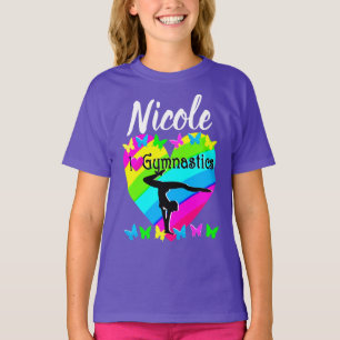 CAMISETA PURPLE RAINBOW ME ENCANTA EL DISEÑO DE GIMNASTICAS