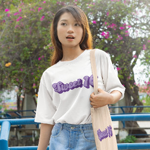 Camiseta Purple Retro Dulces 16