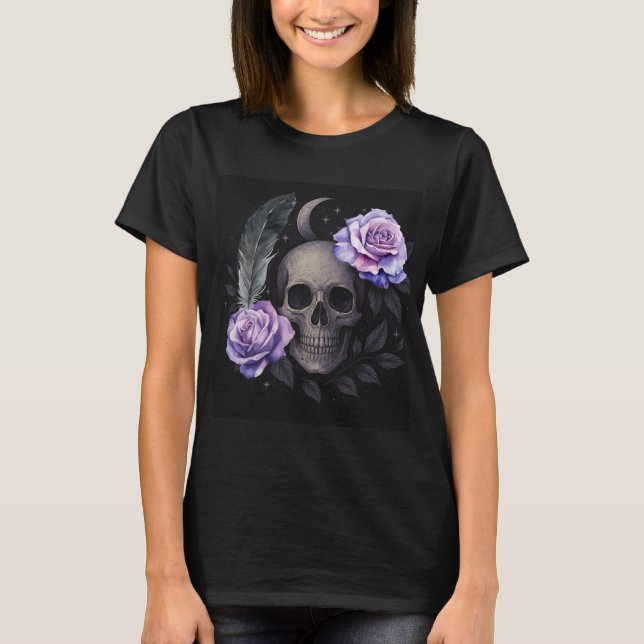 Camiseta PURPLE SKULL (Anverso)