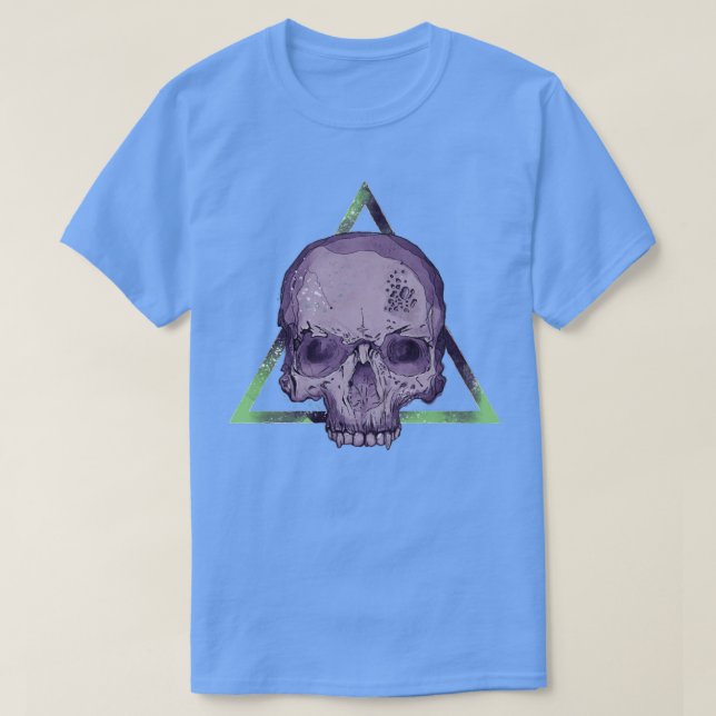 Camiseta Purple Skull (Diseño del anverso)