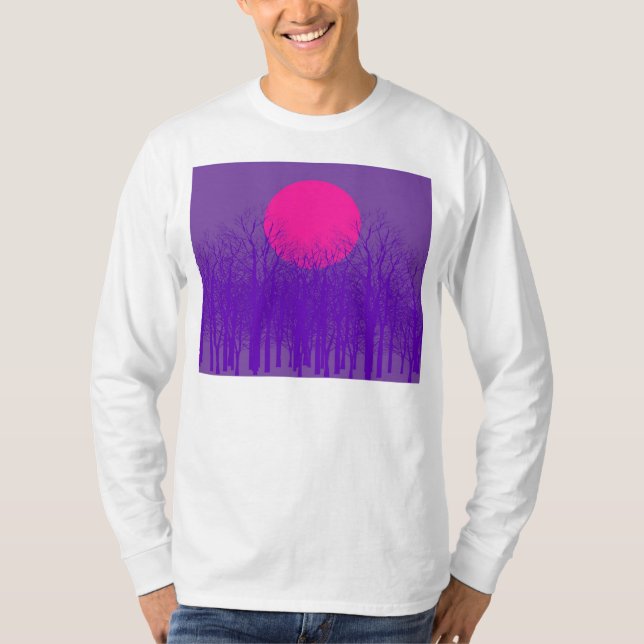 Camiseta Purple Sunset (Anverso)