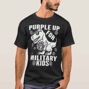 Camiseta Purple Up For Military Child Mes Dandelion Spark