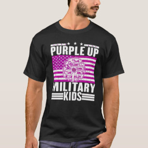 Camiseta Purple Up For Military Child Mes Dandelion Spark