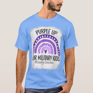 Camiseta Purple Up For Military Kids Military Child Month R