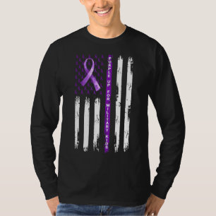 Camiseta Purple Up For Military Ribbon Month Niños Militare