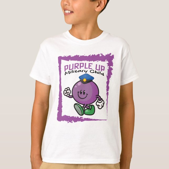 Camiseta Purple Up Military Child 2024 (Anverso)