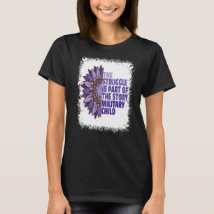 Camiseta Purple Up niño militar Sunflower Leopardo Bleache